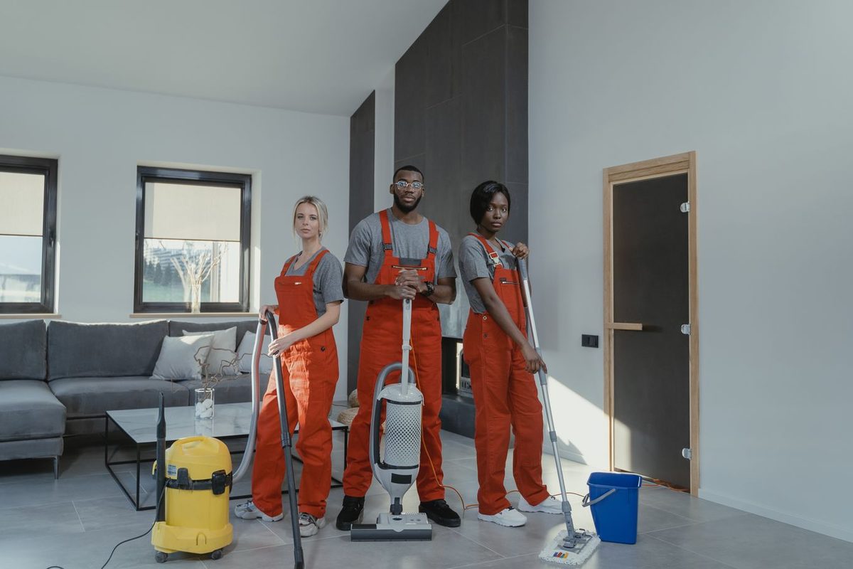 Het team van T&S Team aan het werk